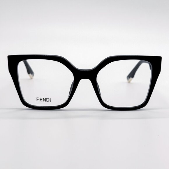 NEW FENDI FE50002I 001 BLACK WOMEN EYEGLASSES FENDI - Picture 1 of 9